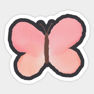 Watercolor Butterfly Sticker